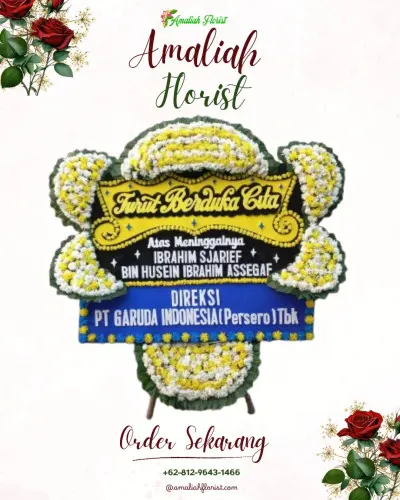 Papan Bunga Duka di Fadoro